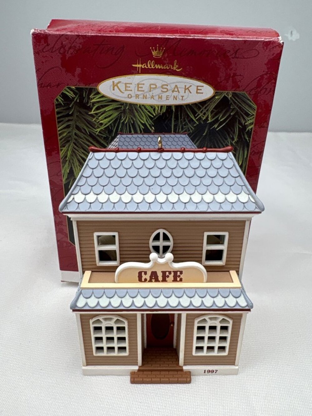Hallmark 1997 Nostalgic Houses & Shops Café Keepsake Ornament Don Palmiter